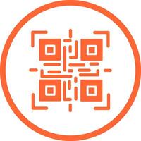 QR Code Reader Icon Design vector