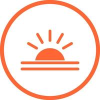 Sunrise Icon Design vector