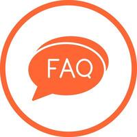 FAQ Section Icon Design vector