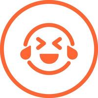 Face with Tears of Joy Icon Design vector