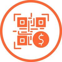 QR Code Payment Icon Design vector