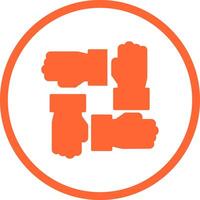 Teamwork Icon Design vector