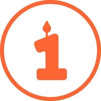 Age Number Icon Design vector