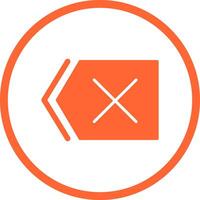 Delete Icon Design vector