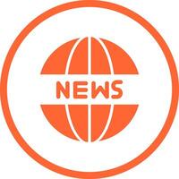 News Website Icon Design vector