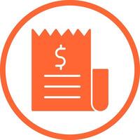 Bill Icon Design vector