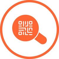 QR Code App Icon Design vector