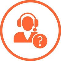 Help Request Icon Design vector