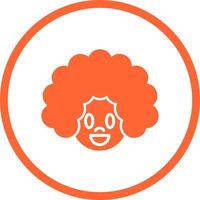 Clown Face Icon Design vector