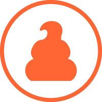 Pile of Poo Icon Design vector