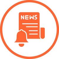 News Update Icon Design vector