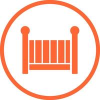 Nursery Cots Icon Design vector