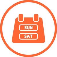 Weekend Getaway Icon Design vector