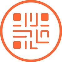 QR Code Icon Design vector