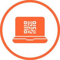 QR Code Scanner App Icon Design vector