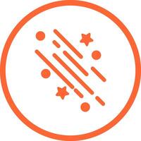 Party Streamers Icon Design vector
