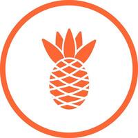 Pineapple Icon Design vector