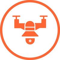 Drone Photography Icon Design vector