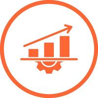 Performance Metrics Icon Design vector