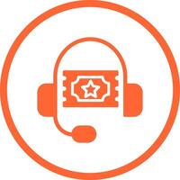 Support Ticket Icon Design vector