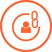 Contact Links Icon Design vector