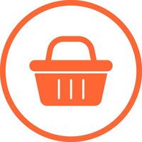 Shopping Basket II Icon Design vector