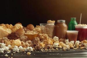 A Mountain of Snacks A Feast for the Eyes and Taste Buds photo