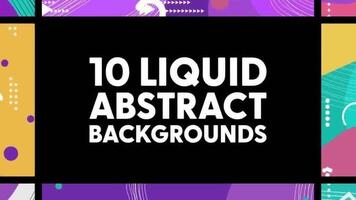 The Liquid Abstract Backgrounds motion_graphic