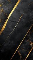 Abstract golden and black design with sparkling effects suitable for background use photo