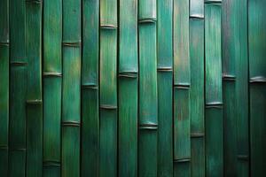 Freshly woven bamboo leaves arranged neatly on a surface under soft natural light photo