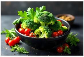 World Vegan Day Banner design with Fresh Vegetables and Fruits. Plant-Based, Organic and Sustainable. Ideal for Health, Lifestyle and Wellness Campaigns. Perfect for Social Media, Web, and Print. photo