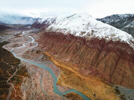 The junction of Tianshan Mountain and Kunlun Mountain in South Xinjiang, China photo