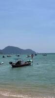 Clear sea view on the Andaman coast, Phuket, Thailand video