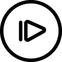 Simple Black and White Fast Forward Icon Logo. Perfect for Websites, Digital Interfaces, and Adding a Modern, Streamlined Look to Design Projects vector