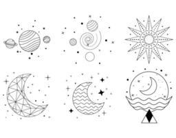 Cosmic Wonders and Celestial Art vector