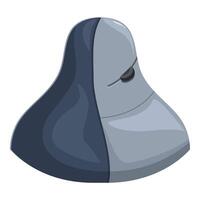Modern ergonomic vertical mouse enhancing comfort and productivity vector