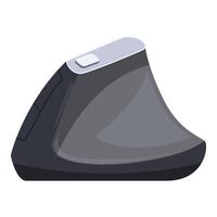 Modern ergonomic vertical wireless mouse enhancing comfort and productivity vector