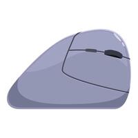 Ergonomic wireless mouse enhancing productivity and comfort vector