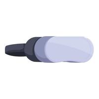 Vr glasses showing modern technology for virtual reality experience vector