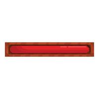 Red progress bar filling wooden frame for fantasy game ui vector