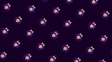 Animated winter loop background with balls video