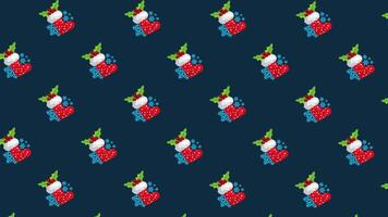 Christmas animated loop background video