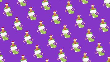Christmas animated loop background video