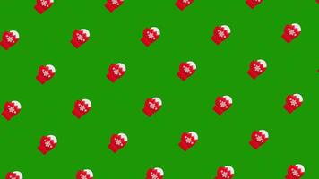 Christmas animated loop background video