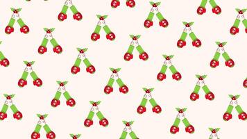 Christmas animated loop background video