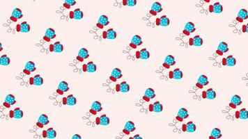 Christmas animated loop background video