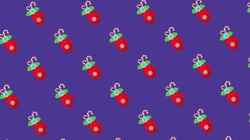 Christmas animated loop background video