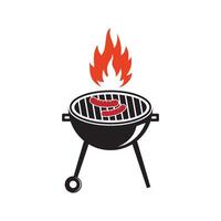roaster flat design vector