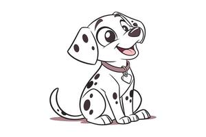 Playful Paws and Polka Dots vector