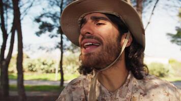 Military Instructor Reprimands Students For Poor Results In Forest Exercise video